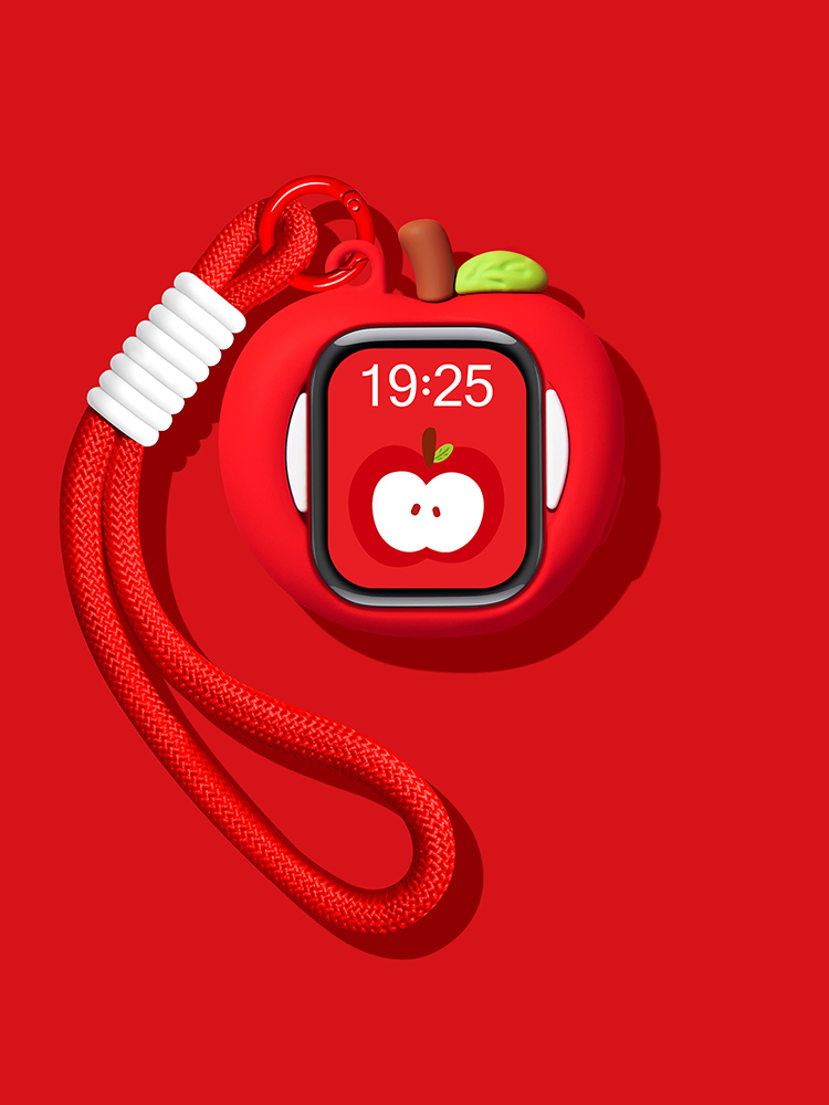 Fruit Decoration Silicone Protective Case for Apple Watch