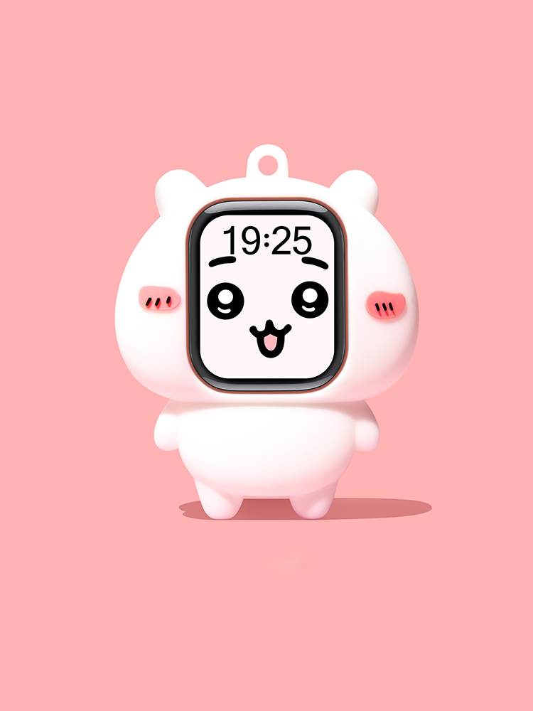 Cute Cartoon Character Decoration Silicone Protective Case for Apple Watch