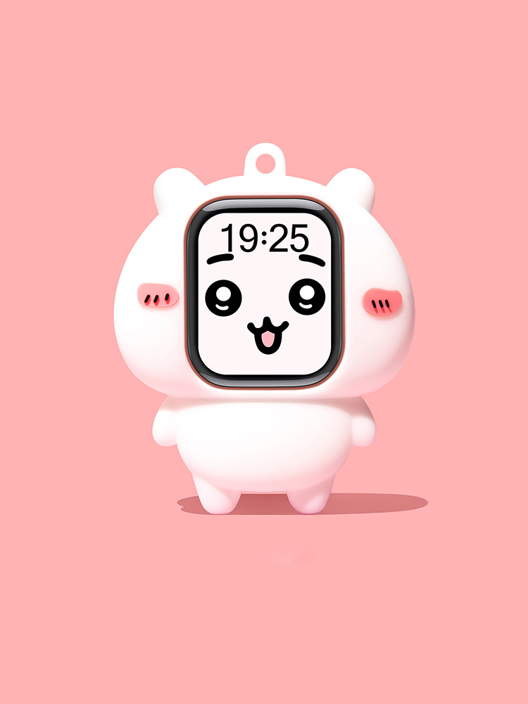 Cute Cartoon Character Decoration Silicone Protective Case for Apple Watch