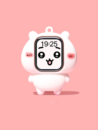 Cute Cartoon Character Decoration Silicone Protective Case for Apple Watch
