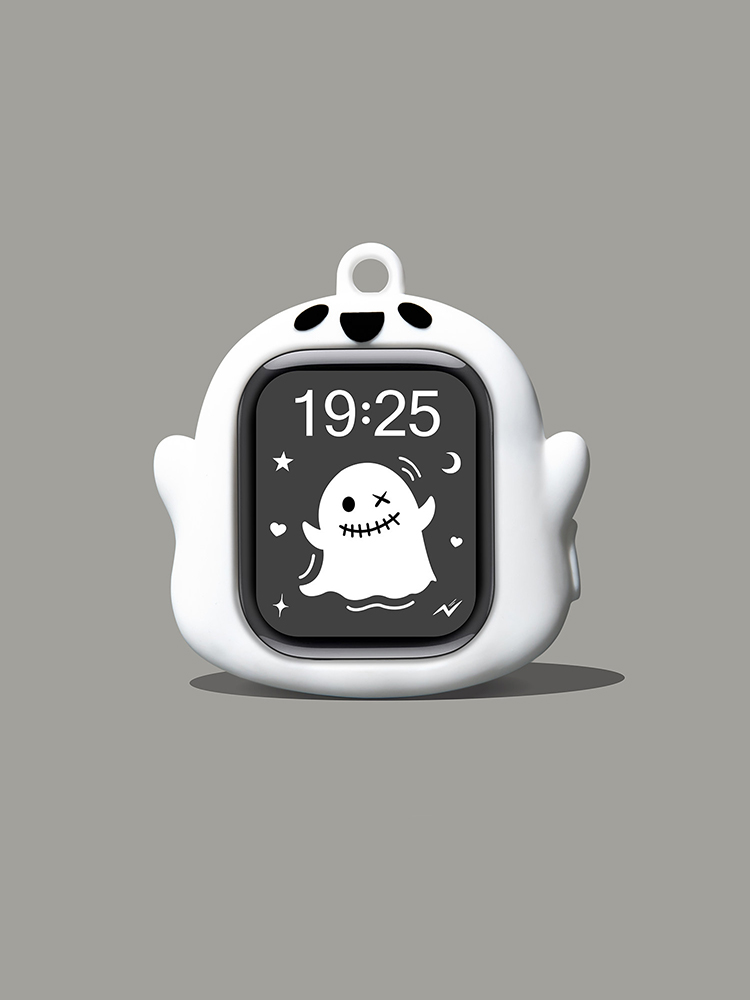 Ghost Decoration Silicone Protective Case for Apple Watch