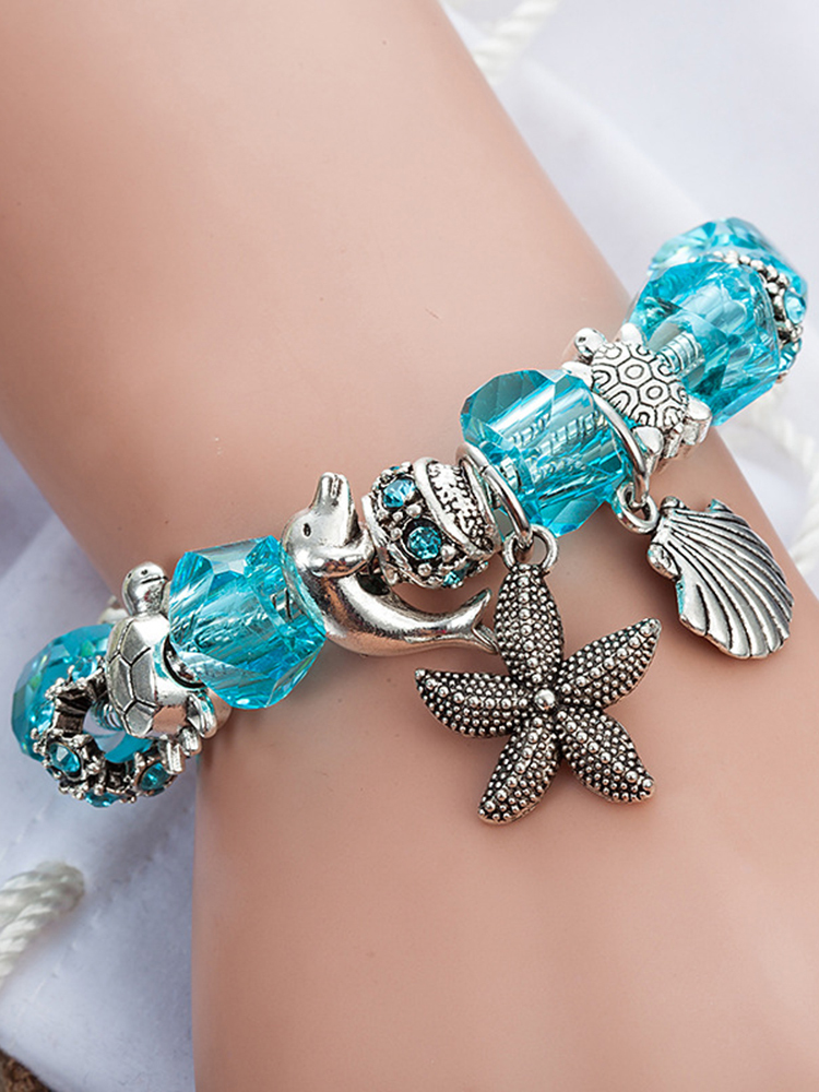 Ocean Series Crystal Beaded Band