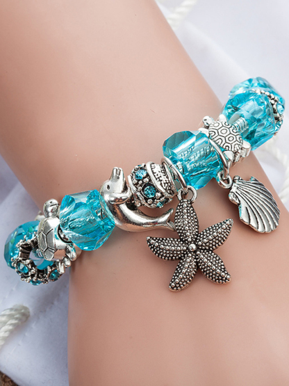 Ocean Series Crystal Beaded Band