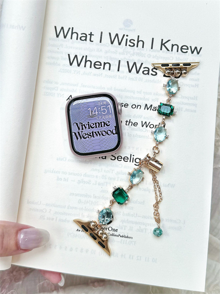 Exquisite Zircon Bracelet Stainless Steel Band