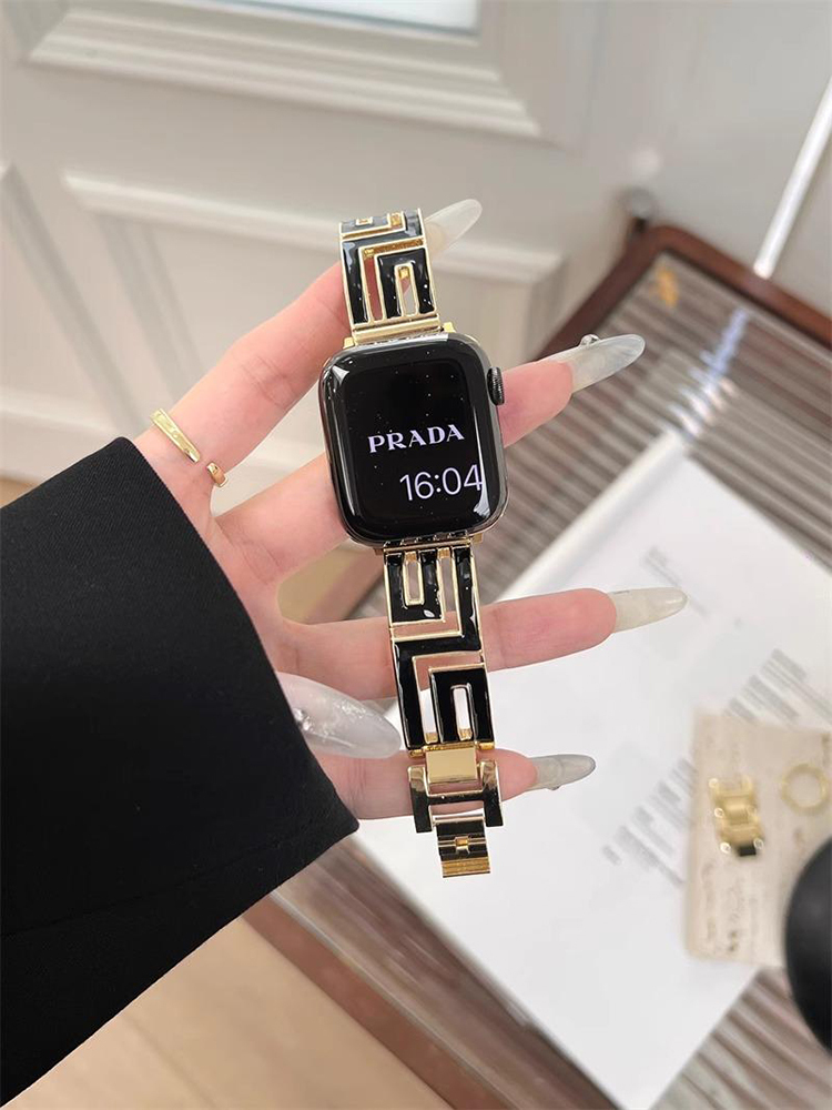 L-shaped Hollow Bracelet Stainless Steel Band-Tatan Band