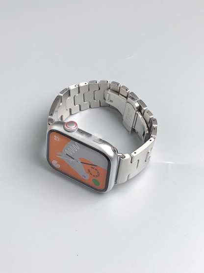 H Frosted Stainless Steel Band