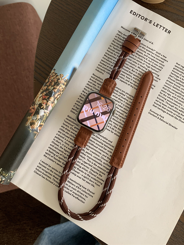 Stylish Rope Double Loop Leather Band