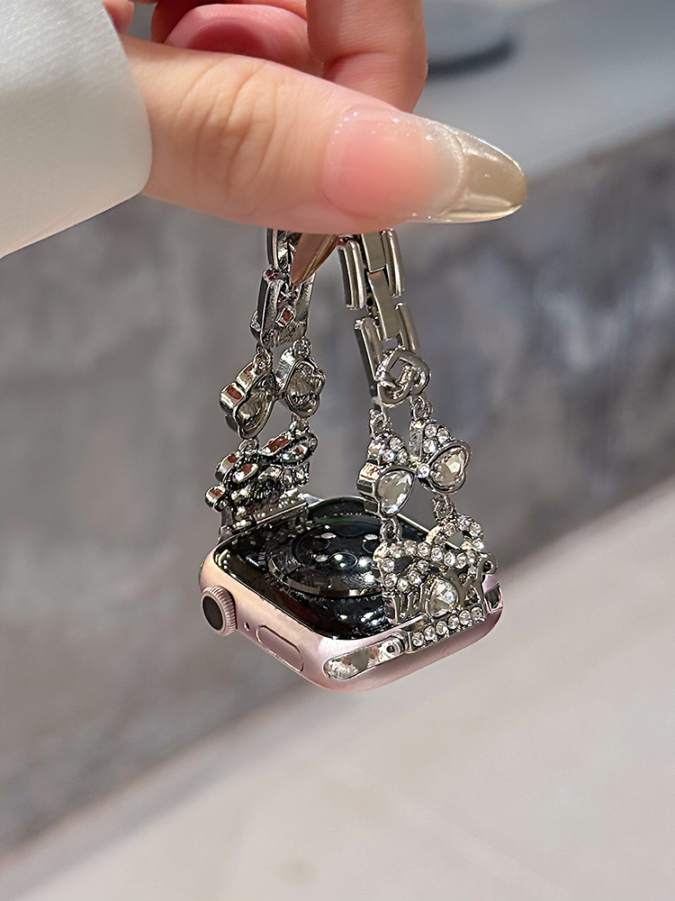 Mom Love Zircon Stainless Steel Band