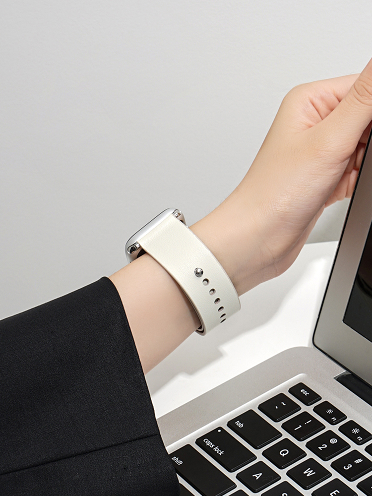 Pacifier Buckle Magnetic Leather Band