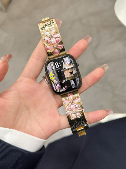 Flower LOVE Stainless Steel Band