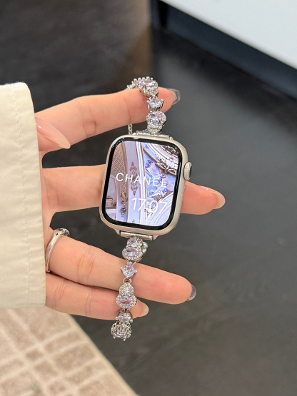 Gourd Zircon Metal Band for Apple Watch