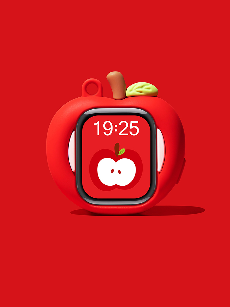 Fruit Decoration Silicone Protective Case for Apple Watch