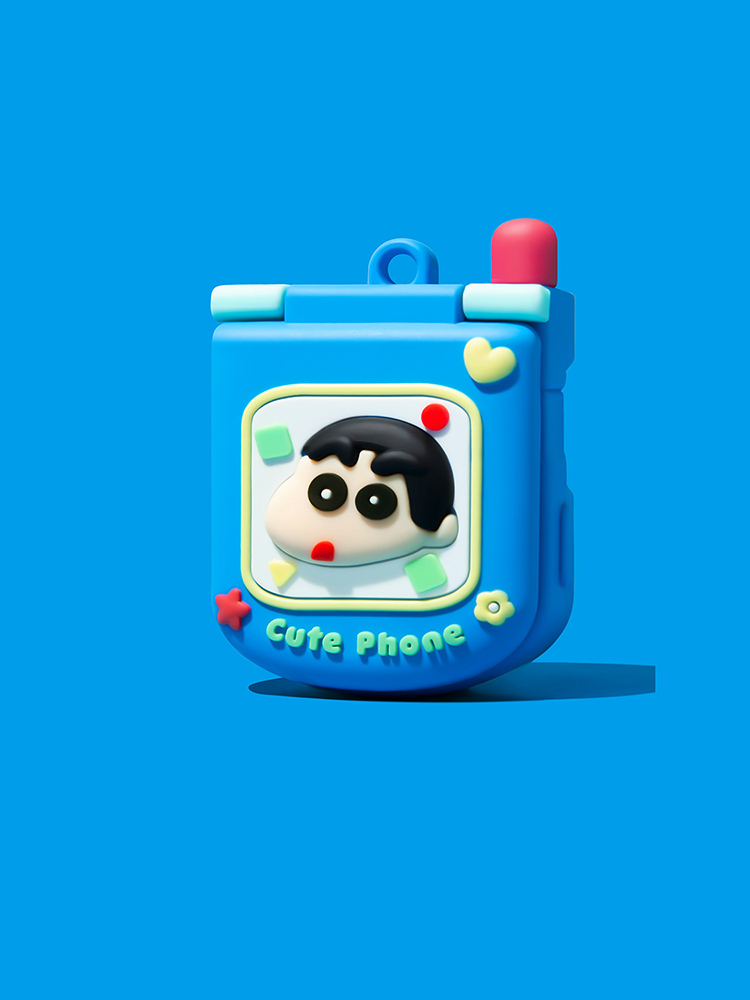 Cute Phone with Mirror Decoration Silicone Protective Case for Apple Watch