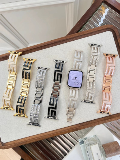 L-shaped Hollow Bracelet Stainless Steel Band-Tatan Band