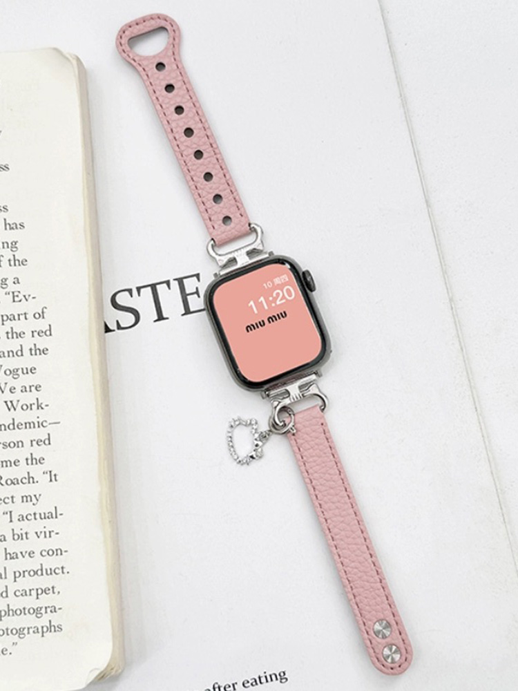 Kitty Pendant Cat Ears Connected Leather Band