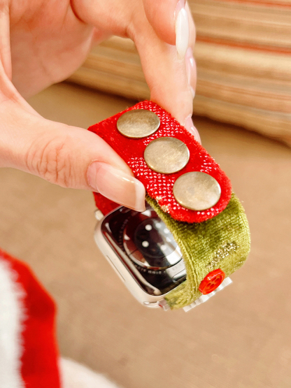 Christmas Buttons Plush Band