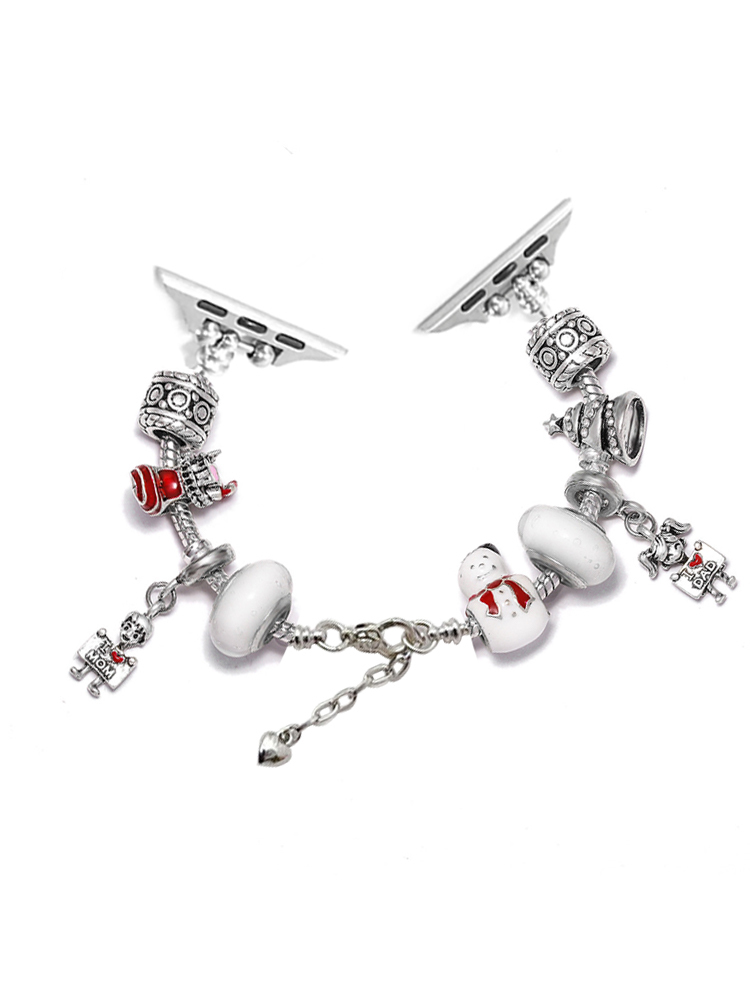 Christmas Charm Series A Crystal Beaded Band