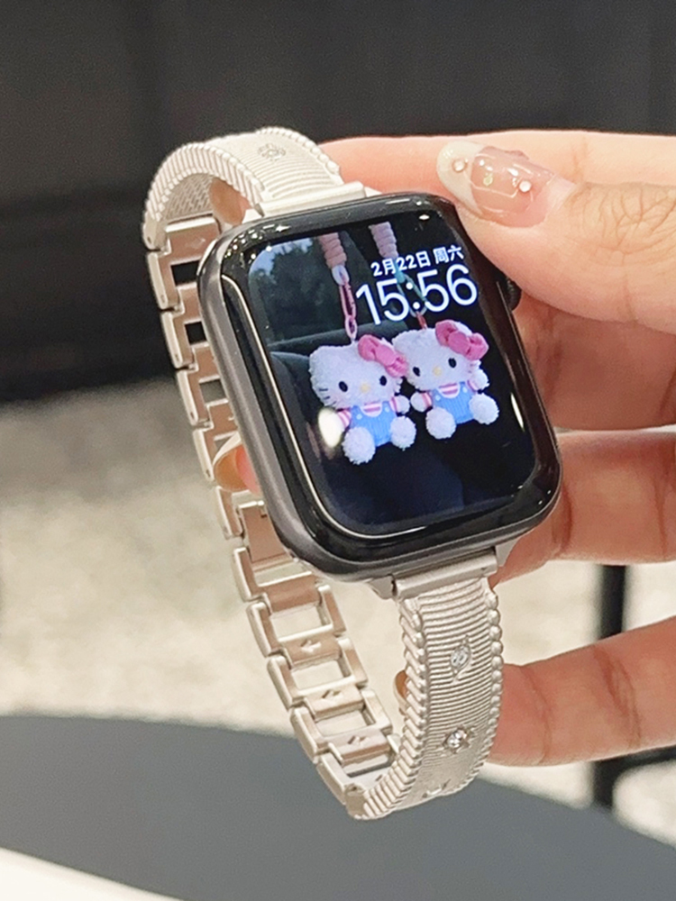 Star with Diamond Stainless Steel Band