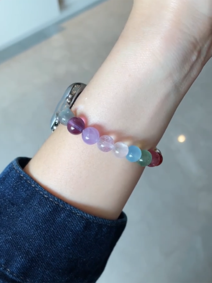 Colored Sugar Nature Crystal Band