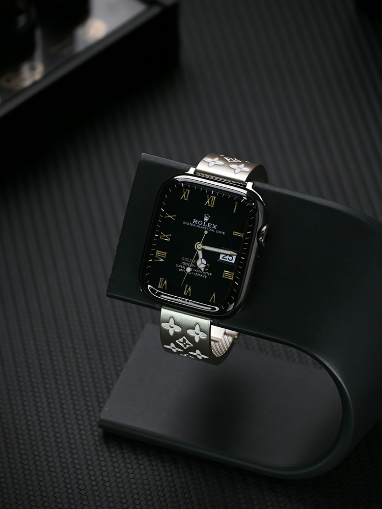 Retro Pattern Bracelet Stainless Steel Band for Man