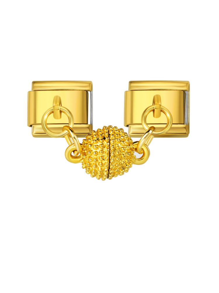 Magnetic Heart-Shaped Double Pendant Modular Charm