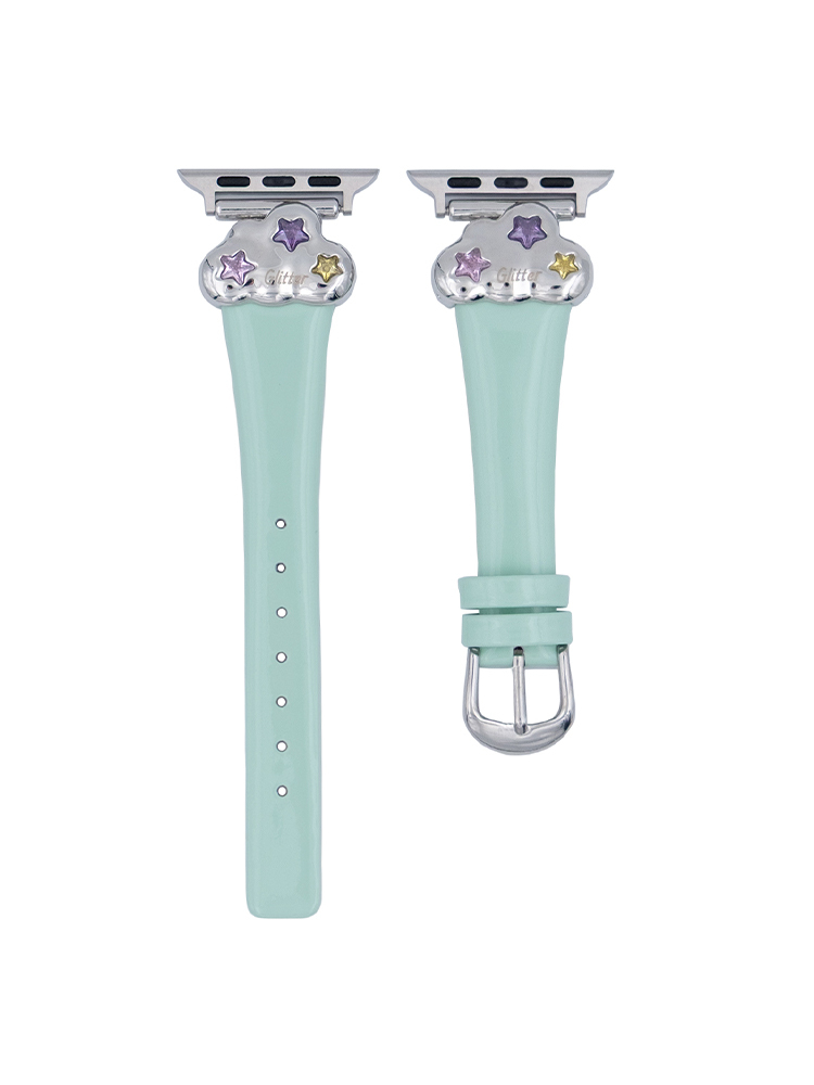 Clouds Buckle Leather Band