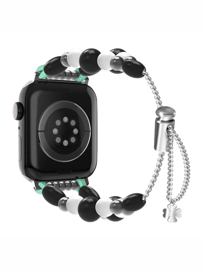 Crystal Agate Beaded Band for Apple Watch