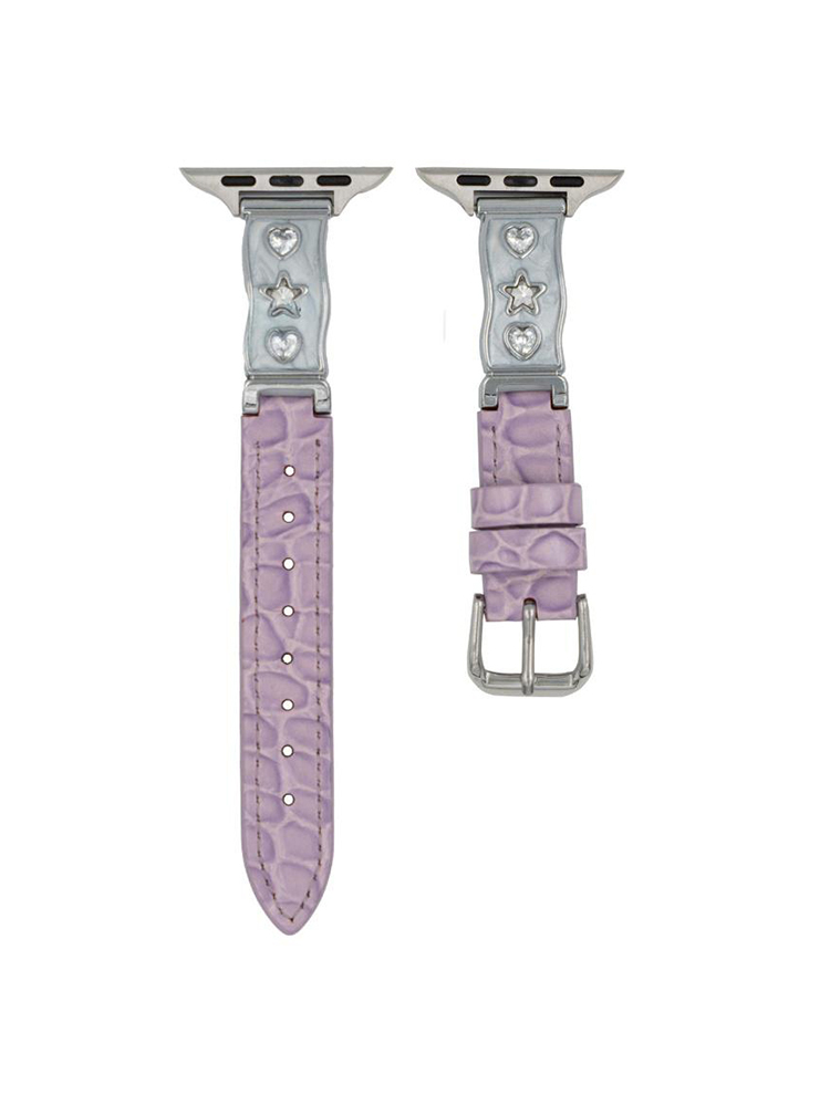 Glue Love and Stars Leather Band for Apple Watch