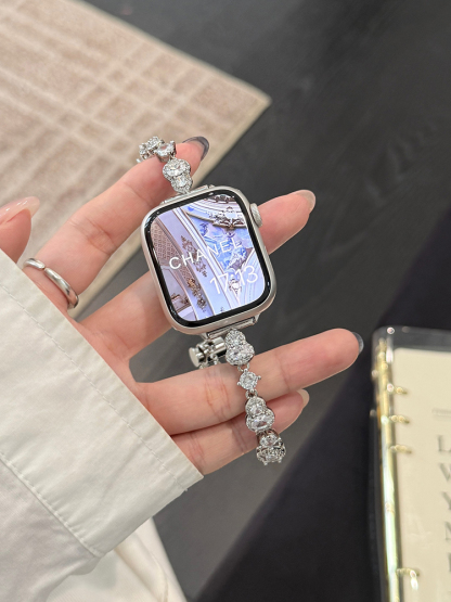 Gourd Zircon Metal Band for Apple Watch