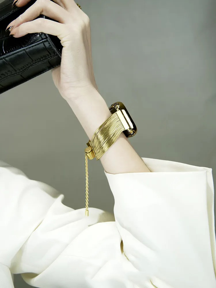 Fine Chain Tassel Stainless Steel Band for Apple Watch