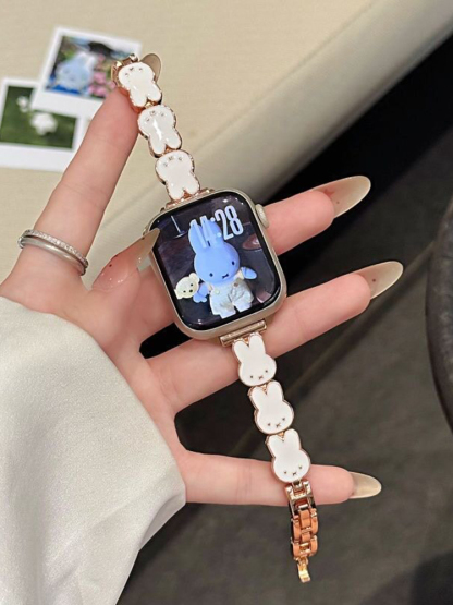 Easter Series Bunny Metal Band for Apple Watch