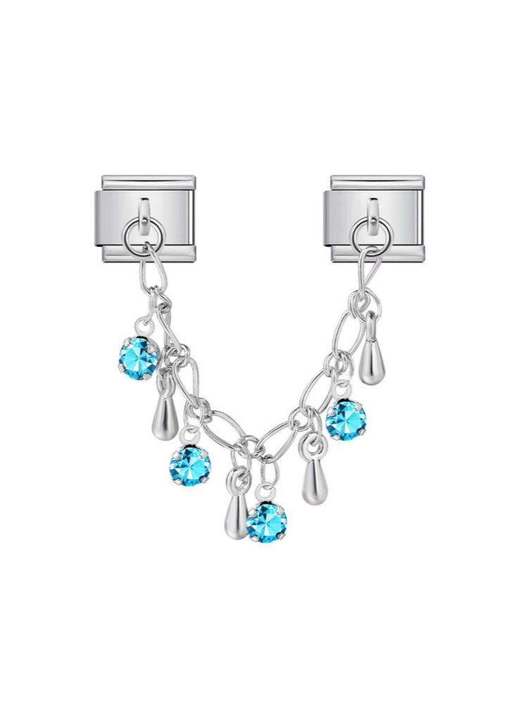 Butterfly and Star Chain Pendant Modular Charm