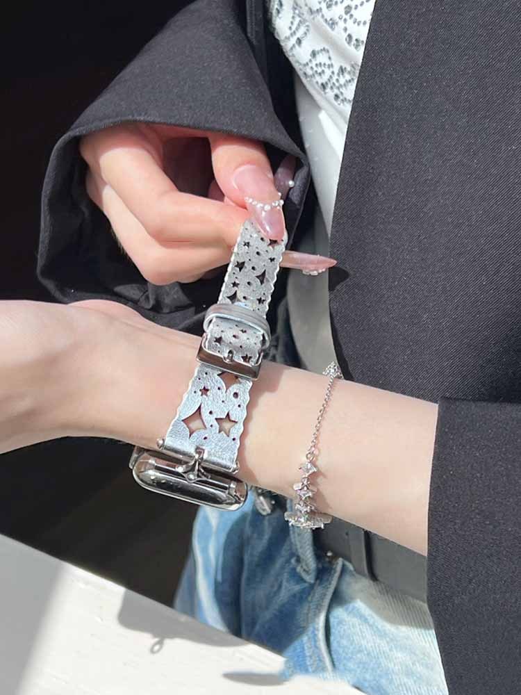 Hollow Starry Sky Leather Band