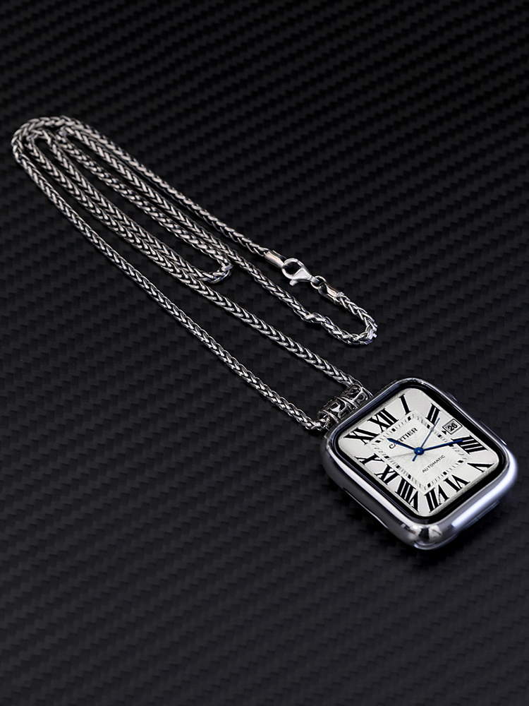 Apple Watch Pendant Titanium Steel Necklace