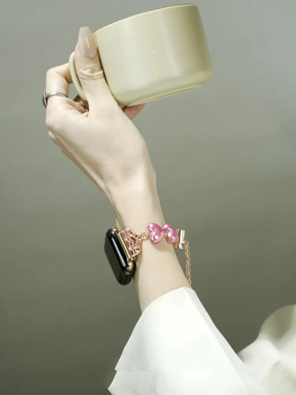 Heart Shaped Pearl Band for Apple Watch