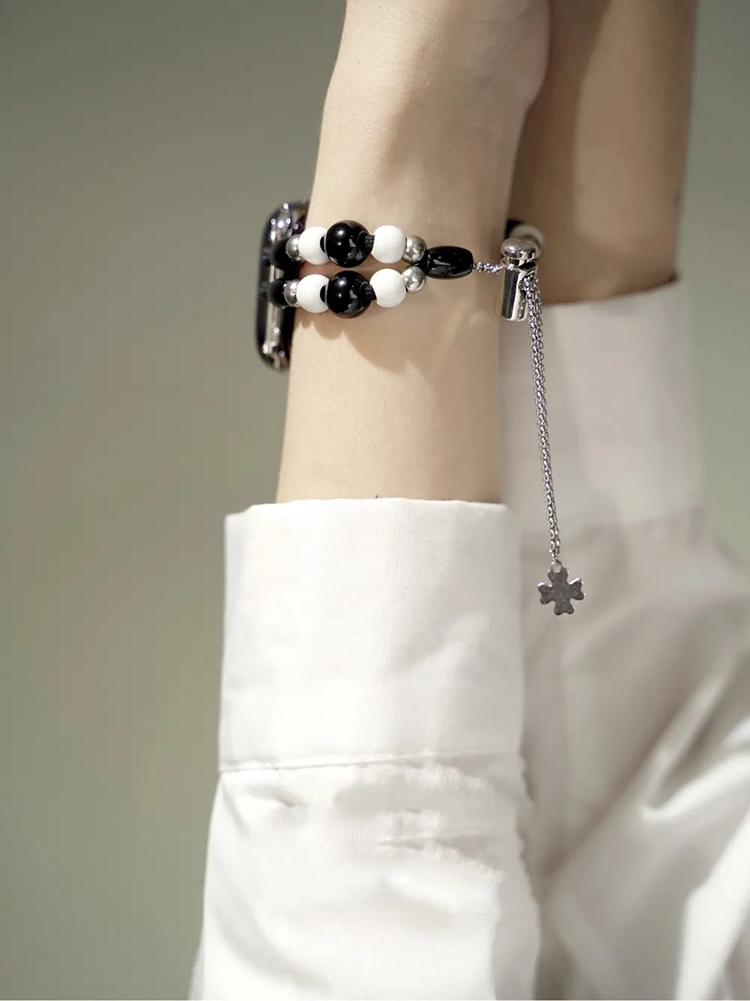 Crystal Agate Beaded Band for Apple Watch