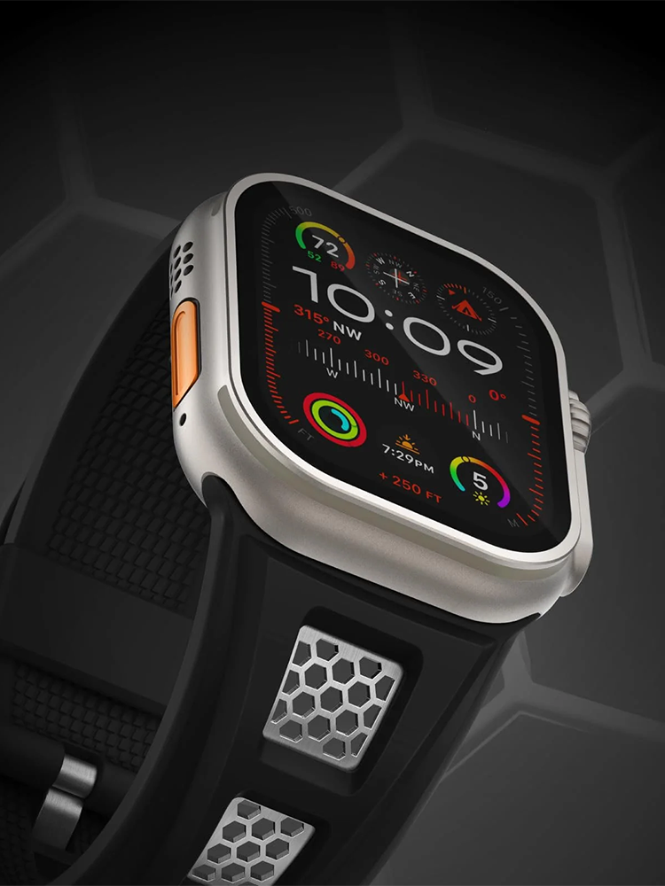 Grid Rugged Sport Silicone Band