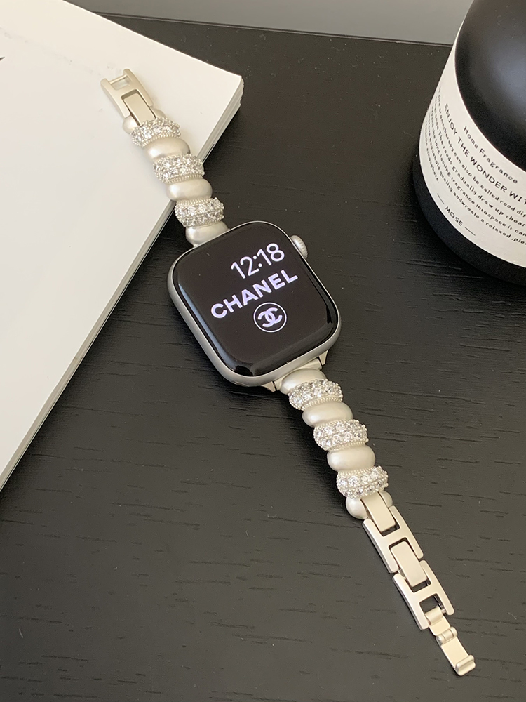 Diamond Twist Stainless Steel Band