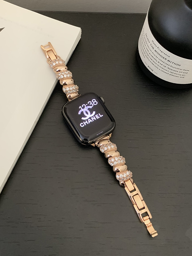 Diamond Twist Stainless Steel Band