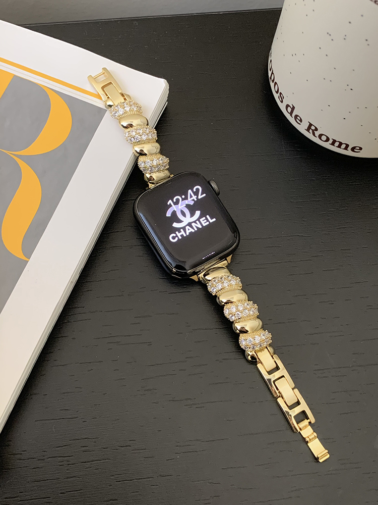 Diamond Twist Stainless Steel Band