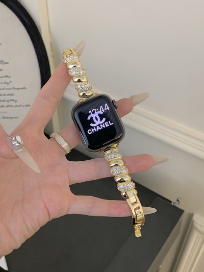 Diamond Twist Stainless Steel Band