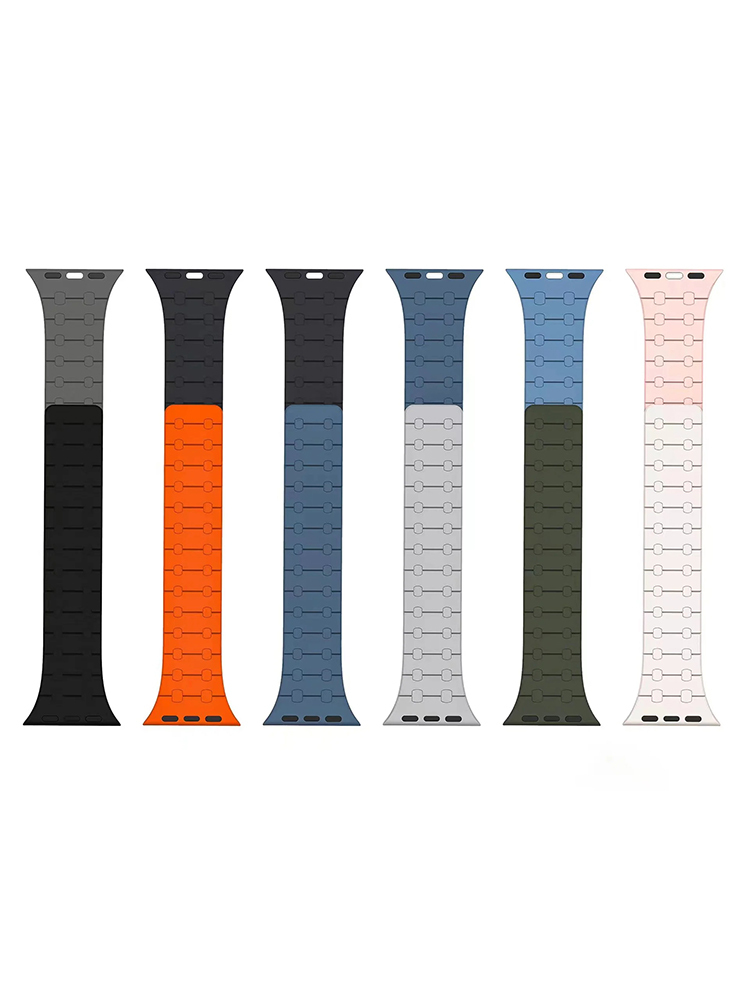 Two-color Magnetic Silicone Band