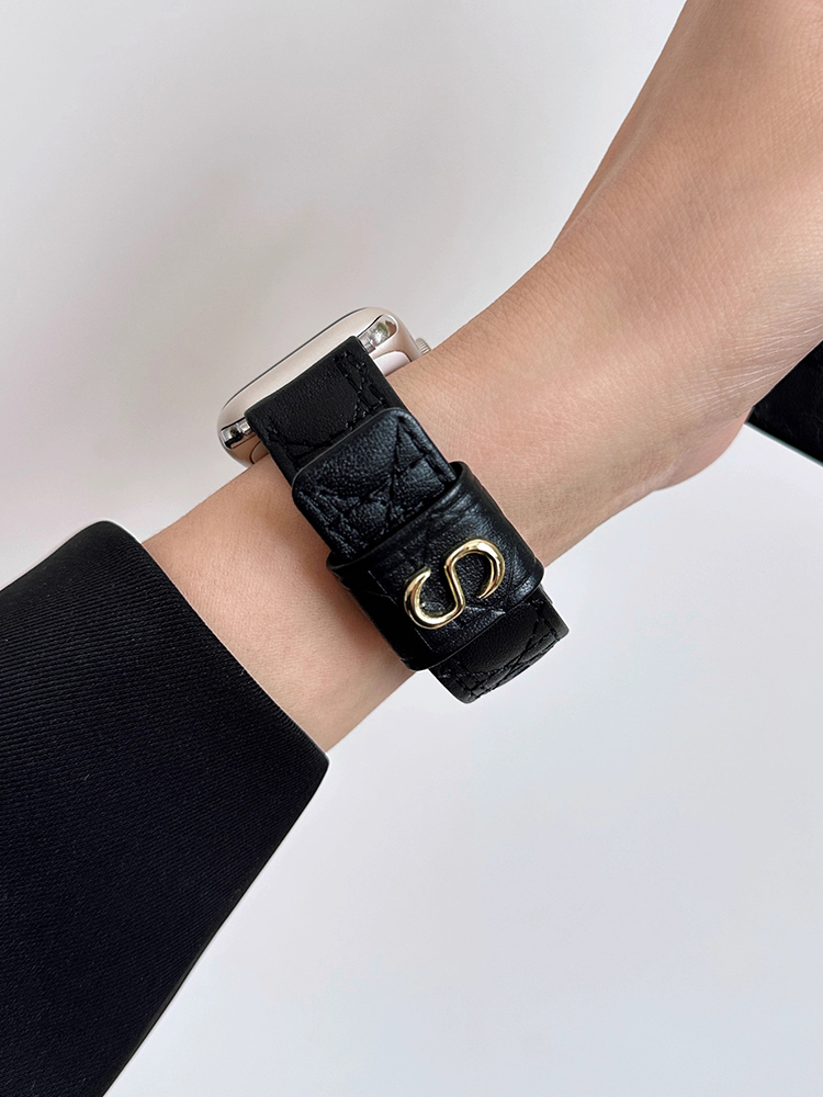 S Rivet Leather Band