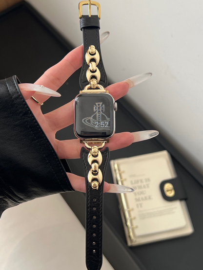 Pig Nose Leather Band