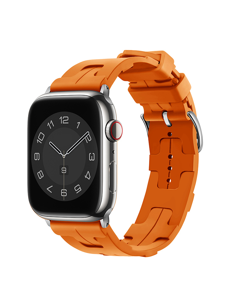 H Letter Print Silicone Band