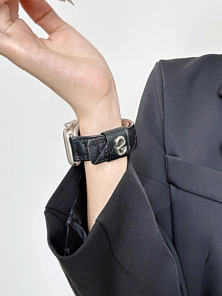 S Rivet Leather Band