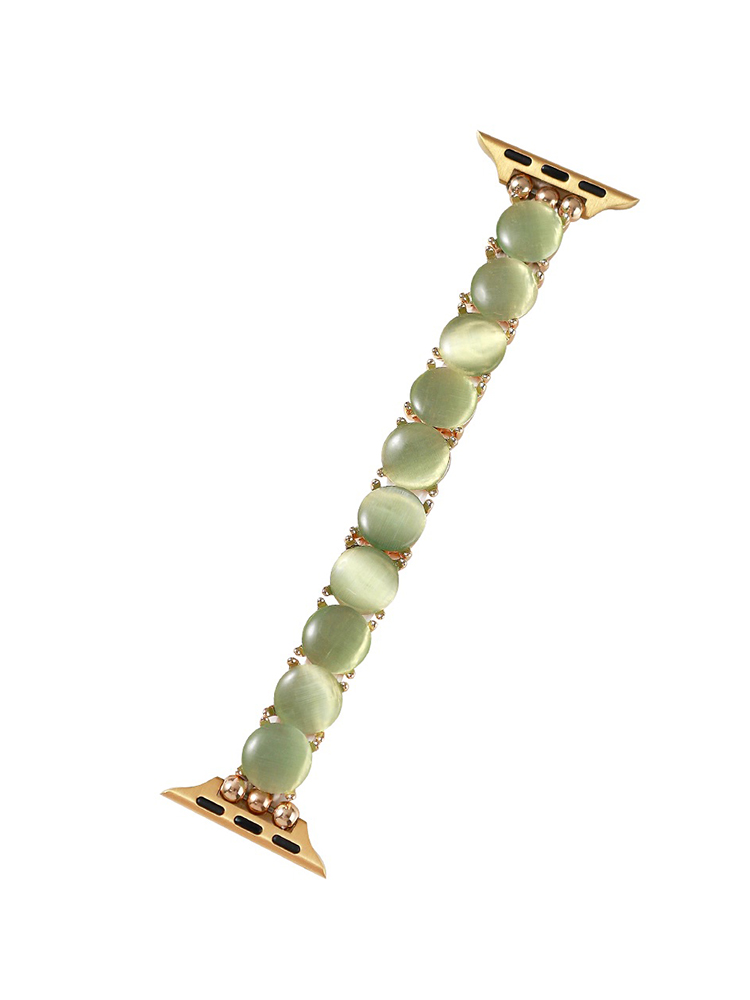 Ice-clear Natural Stone Stainless Steel Apple Watch Band - Tatanband