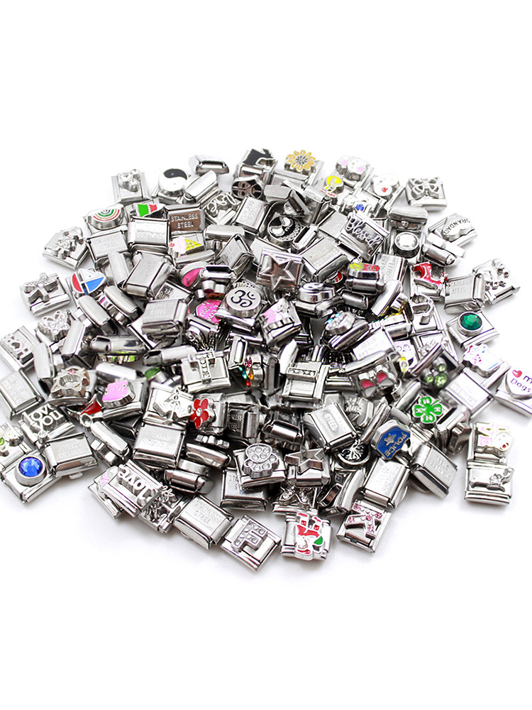 Random Pattern Modular Charm Bracelet Band