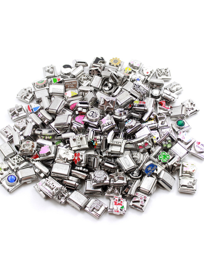 Random Pattern Modular Charm Bracelet Band