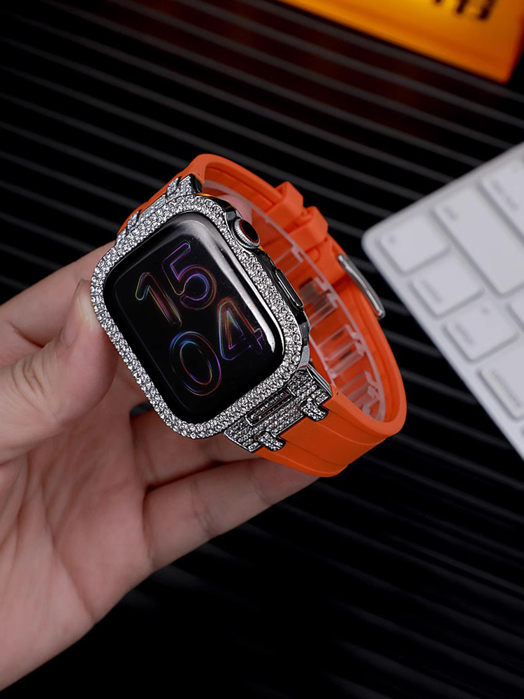 Diamond Connector Silicone Band